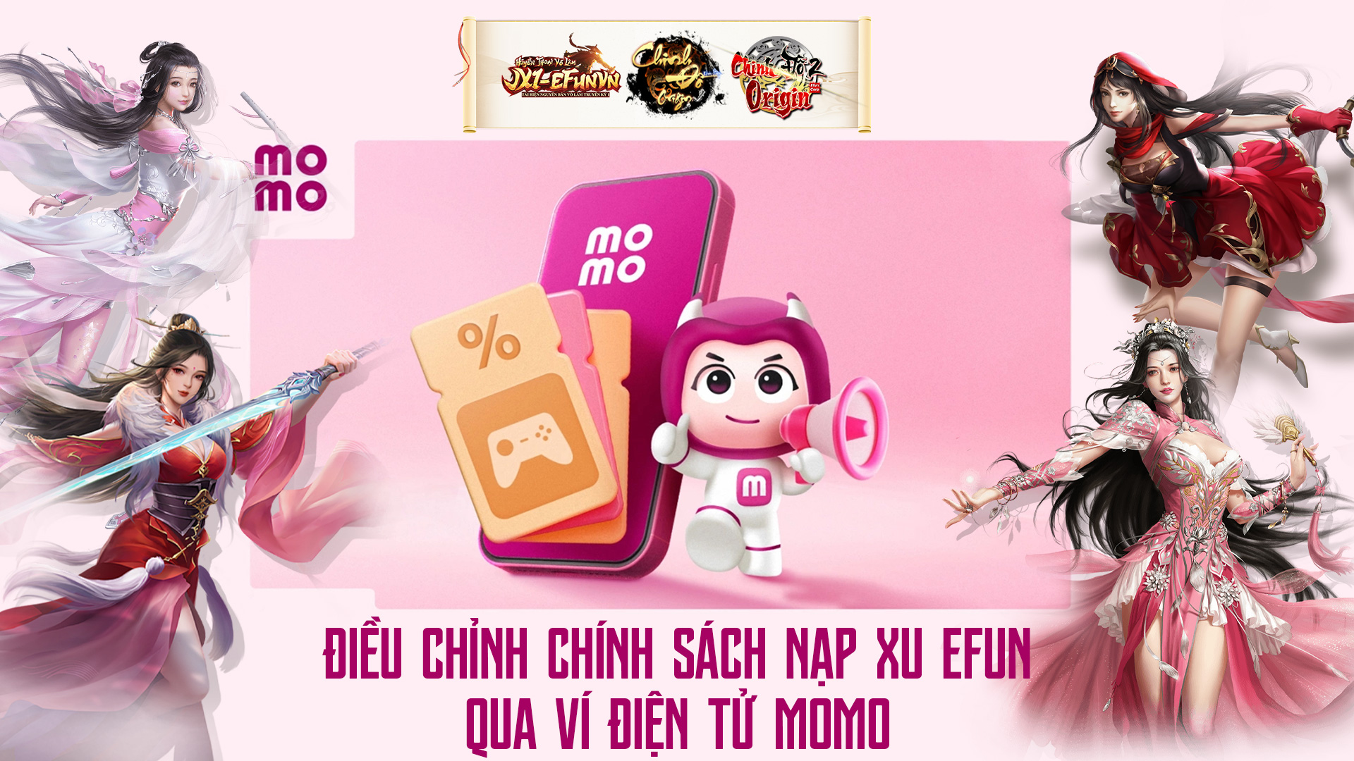 Điều Chỉnh Chính Sách Nạp Xu Qua Ví Điện Tử MoMo & OnePay